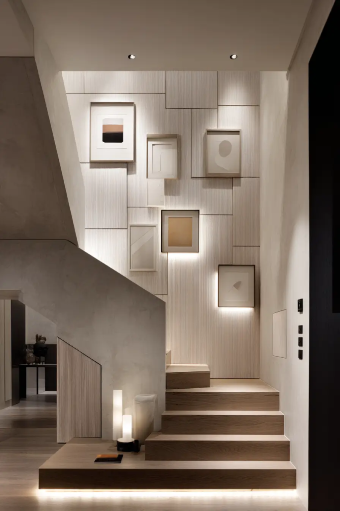 13. Statement Wall with Lighting