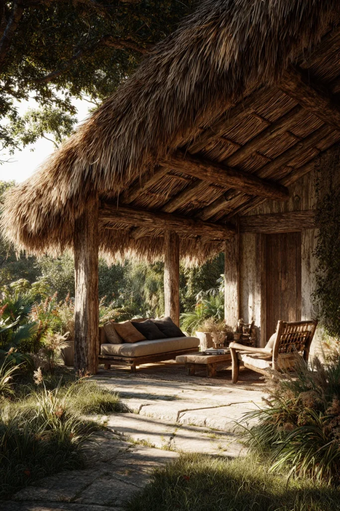 13. Thatched Roof Extension