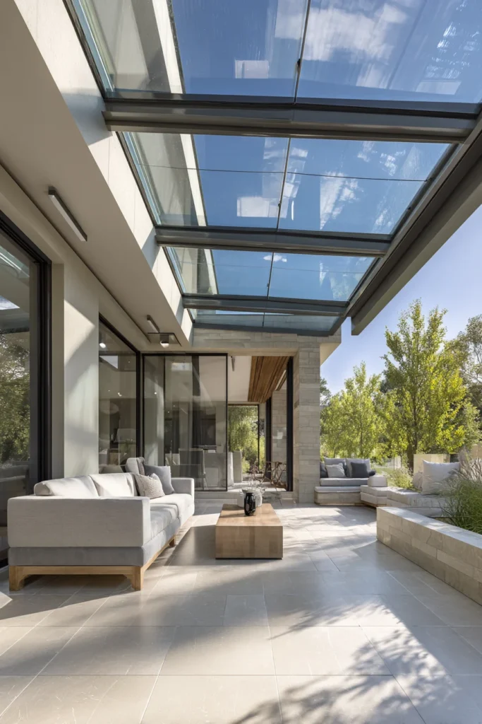 3. Glass Roof Extension