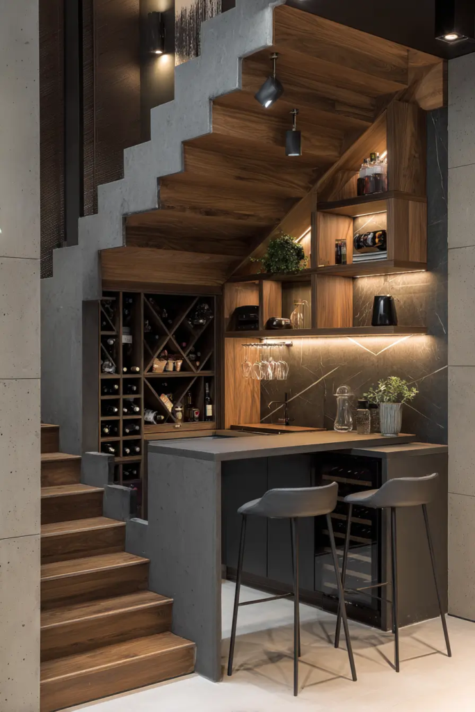 6. Wine Storage or Mini Bar