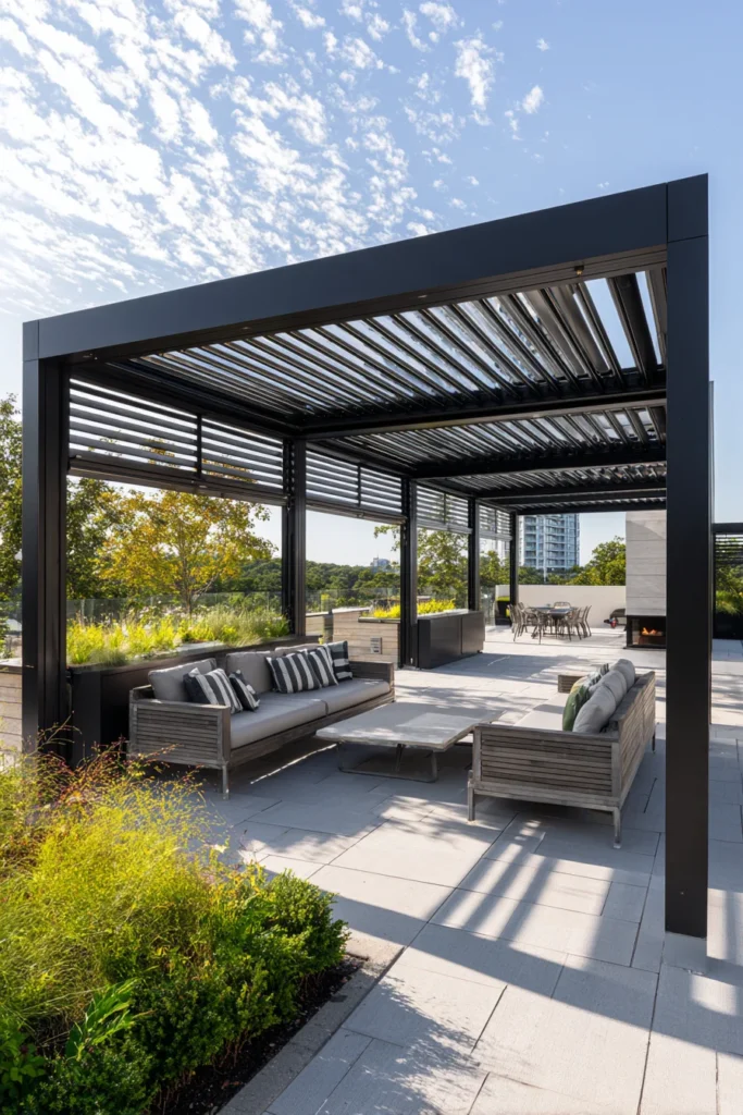 7. Louvered Roof System