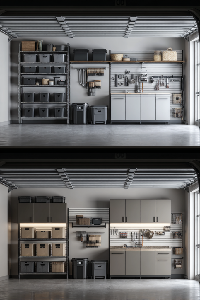Budget vs Premium Garage Closet Options