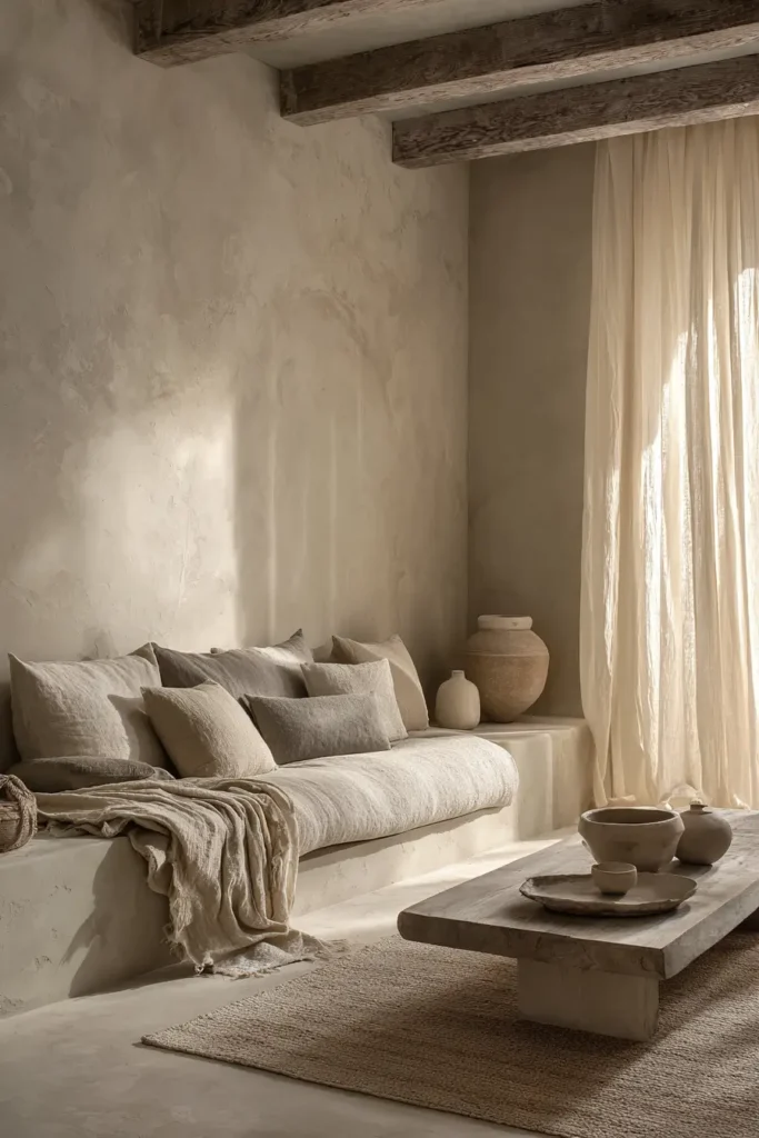 Choose Muted, Organic Fabrics
