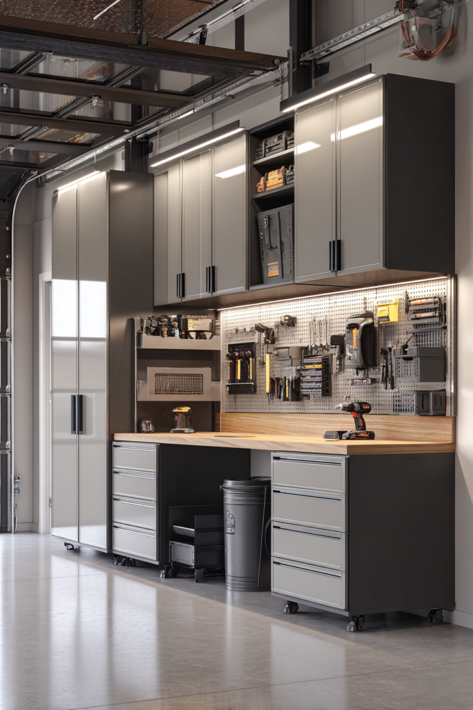 Closet and Workbench Combo