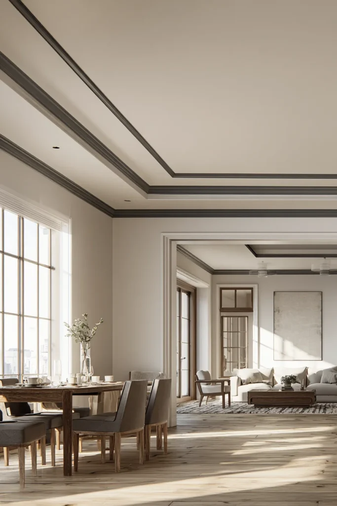 Contrast Border Ceiling
