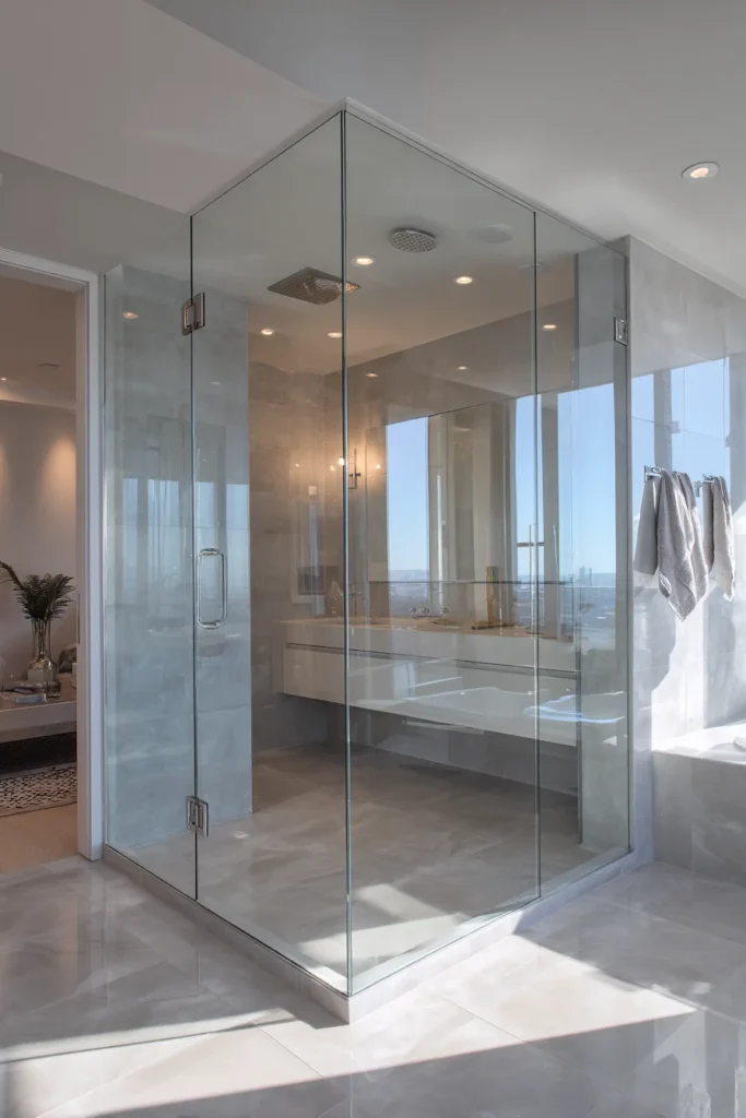 Glass Shower Doors That Make Bathrooms Feel Bigger