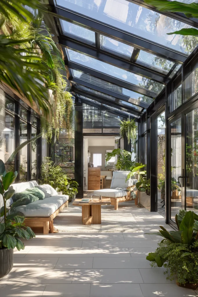 Greenhouse style patio enclosure