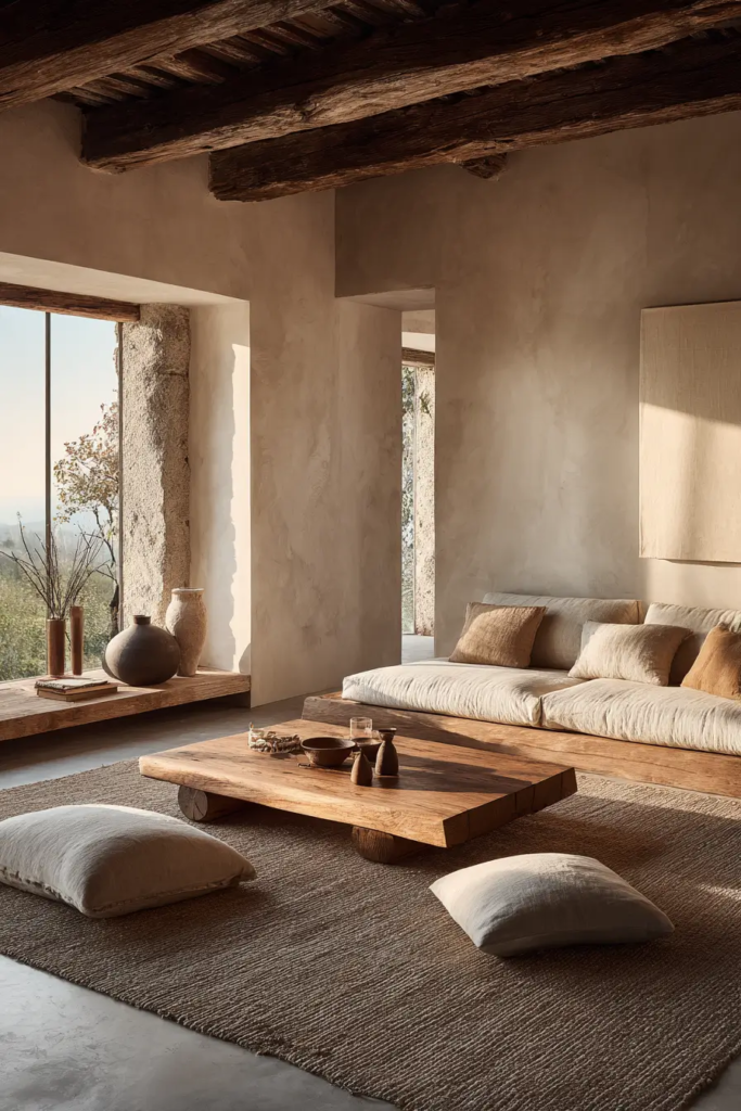 Keep Furniture Low and Grounded