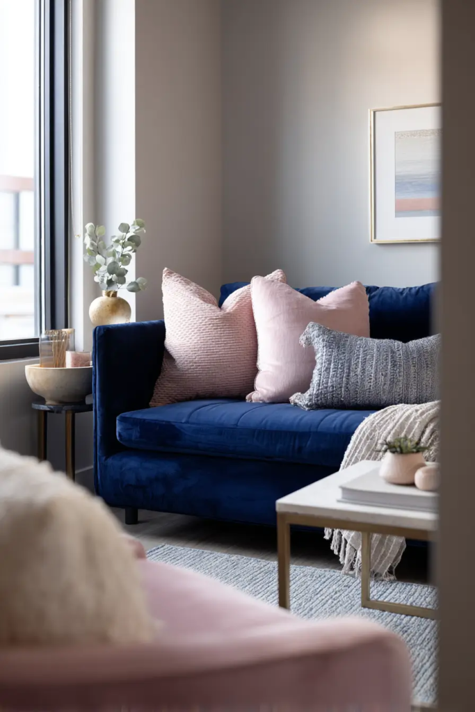 Navy Blue Adds Depth