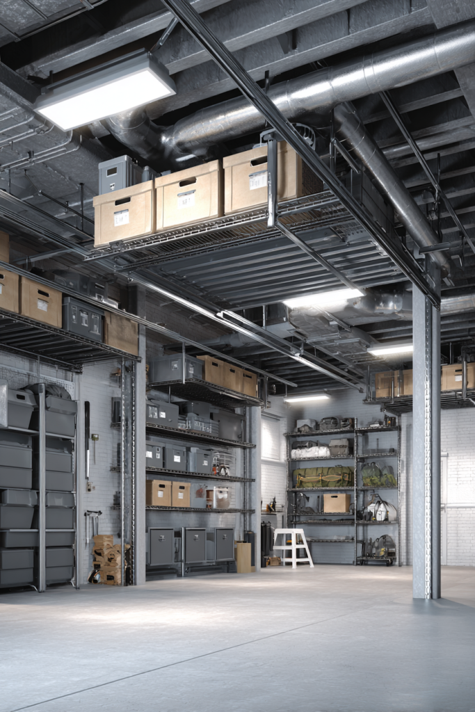 Overhead Closet Storage Units