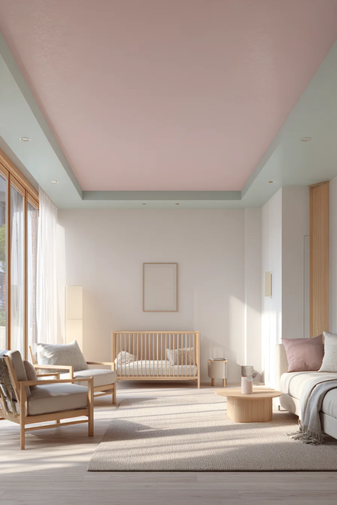 Pastel Painted Ceiling