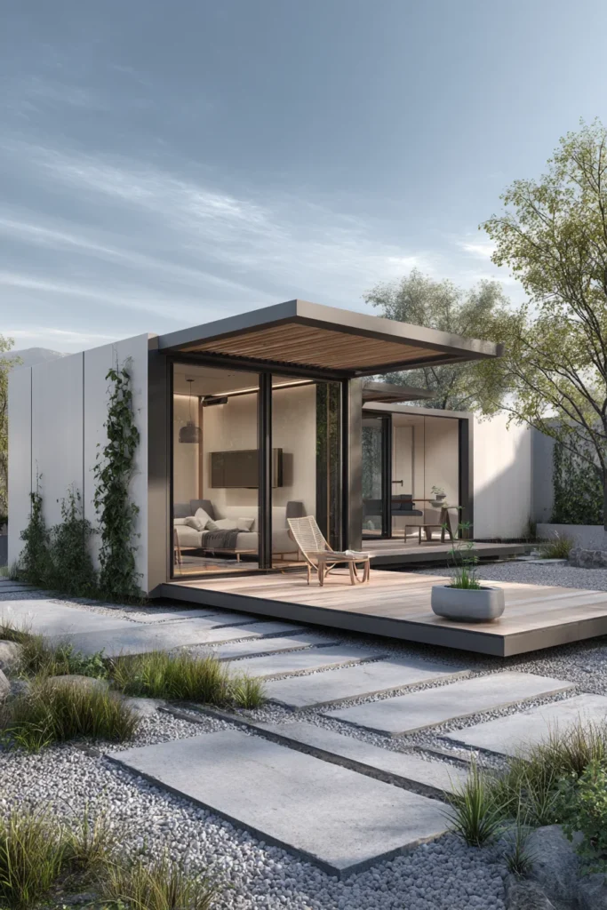 Portable modular patio pods