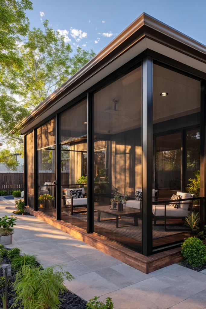 Screened in patio enclosures