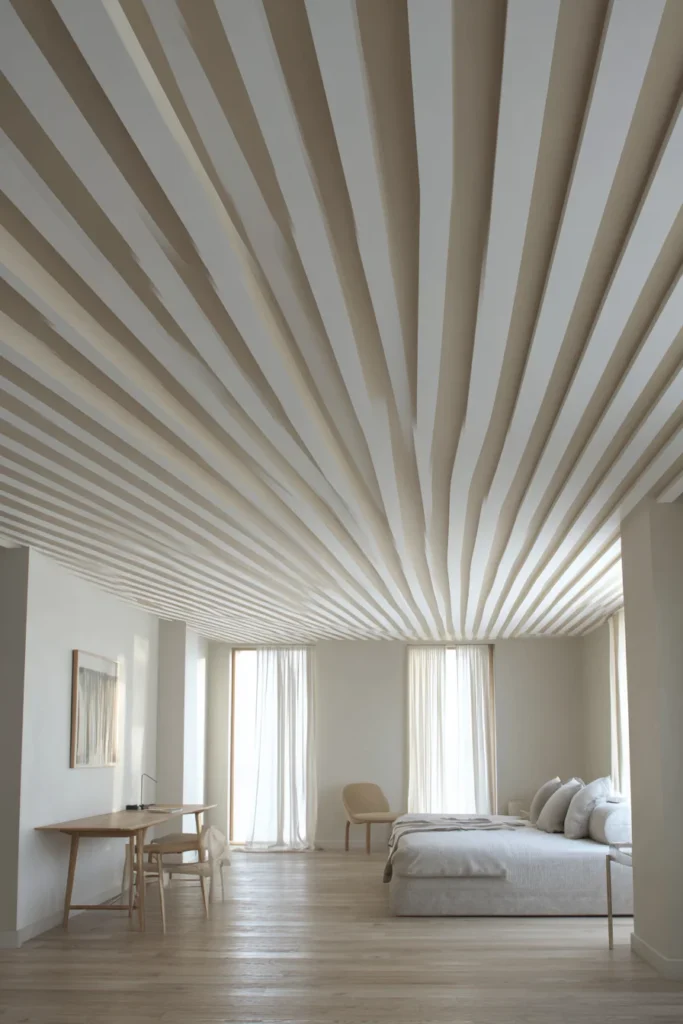 Striped Ceiling Design