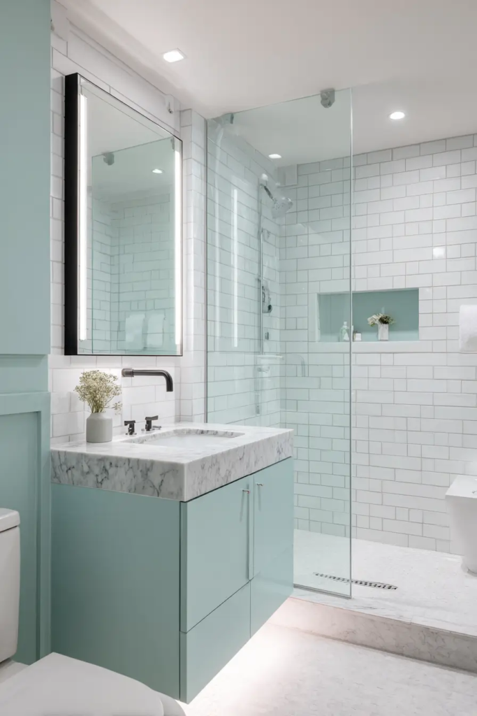 Teal and White Bathroom Ideas for a Clean Look