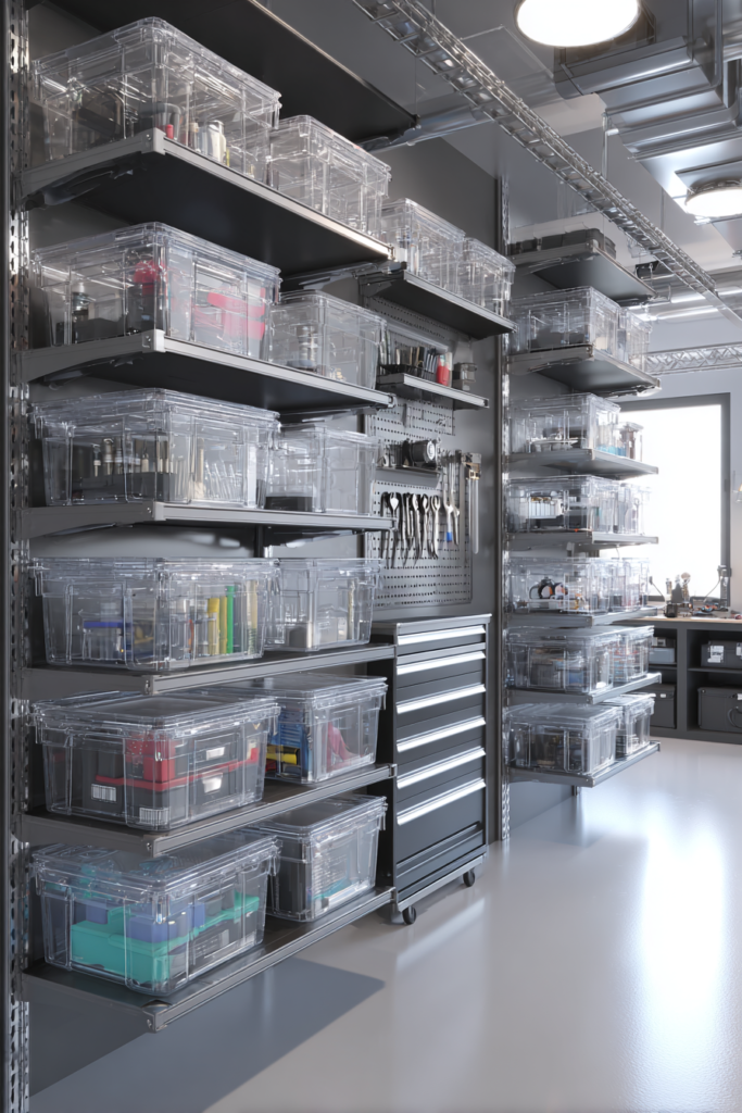Transparent Storage Closets