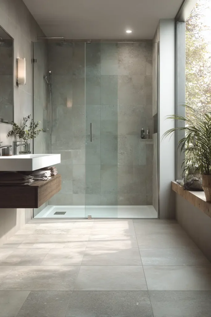 1. Walk In Shower Designs for a Modern Look