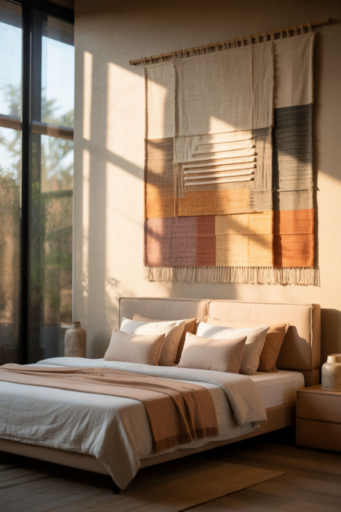 10. Hang Tapestries or Textile Art