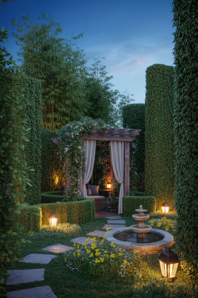 11. Add soft lighting for evening use