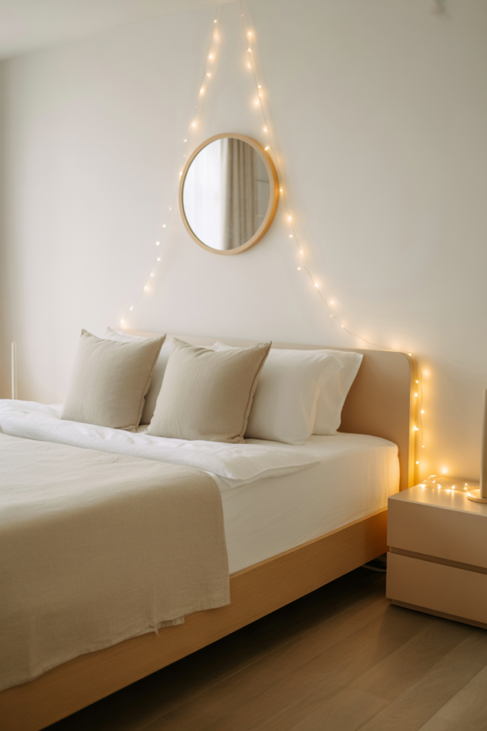 11. Minimalist Warm White Fairy Lights