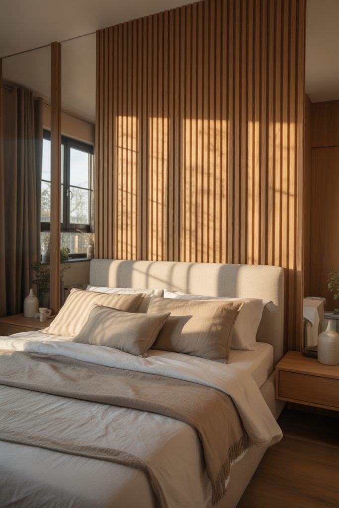 12. Install Wood Slat Walls
