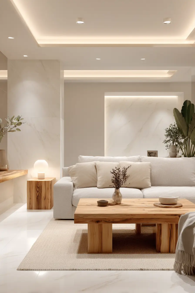 12. Minimalist Basement Design