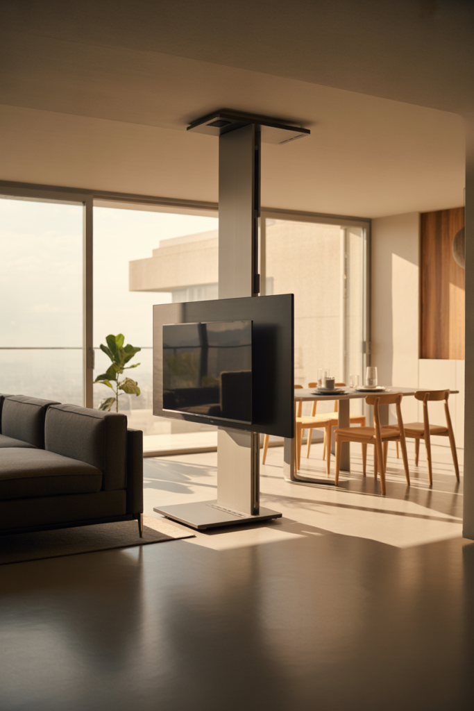 14. Use a Rotating TV Mount