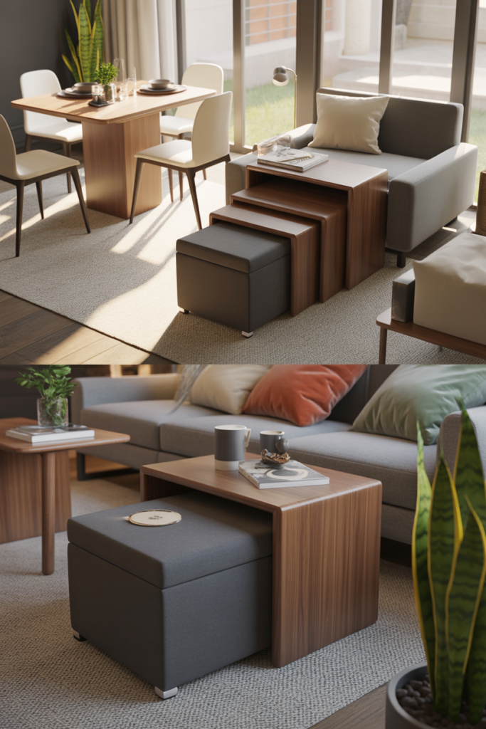 15. Choose Multifunctional Furniture Throughout