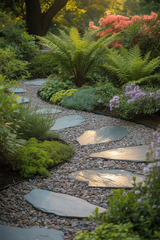 15. Use gravel or stone flooring