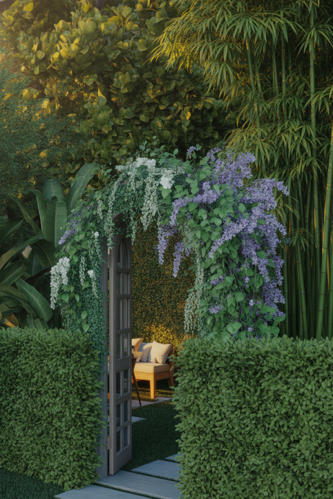 2. Add a garden archway entrance