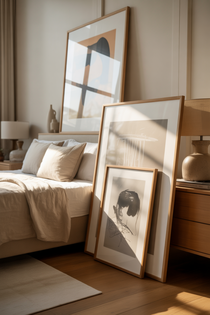 6. Lean Large Art for a Relaxed Style