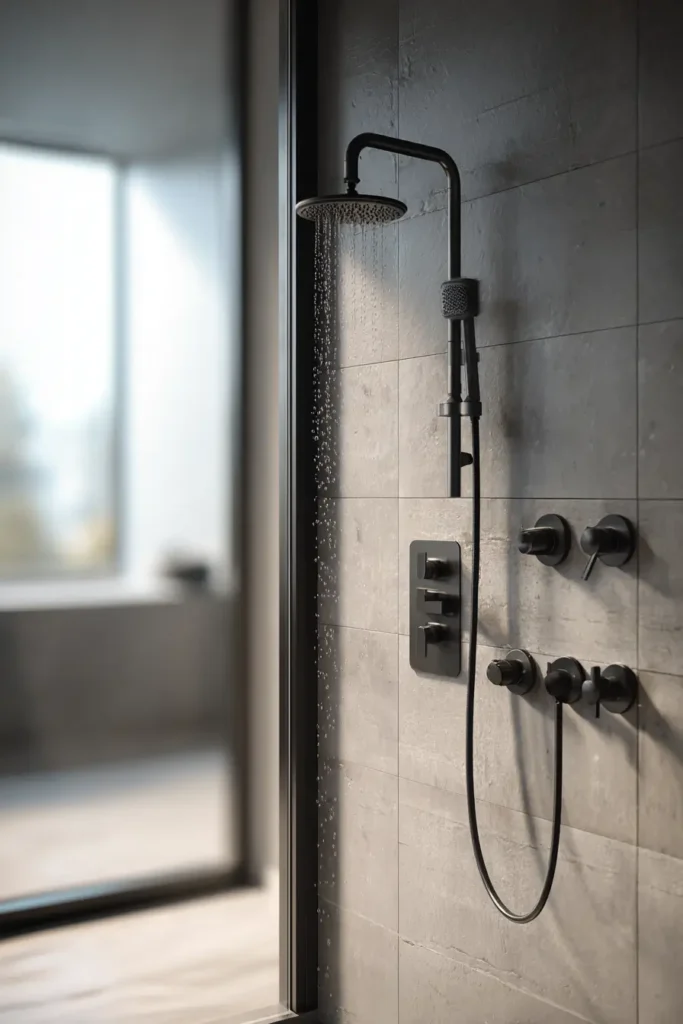 6. Upgrade to Matte Black or Brushed Fixtures