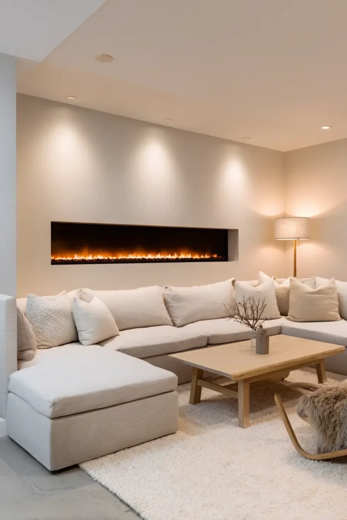7. Add a Fireplace for Warmth