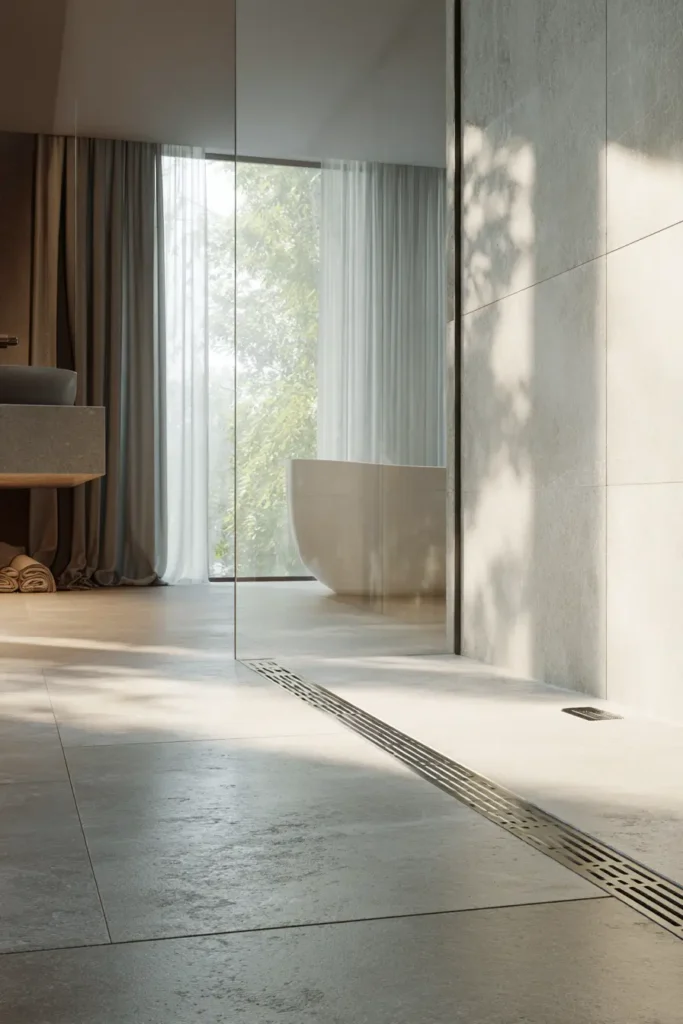 7. Install a Curbless Shower