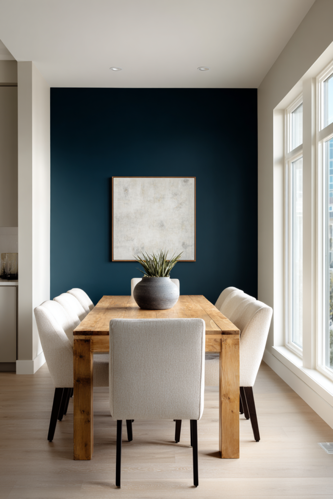 Accent Wall Dining Room Paint Ideas