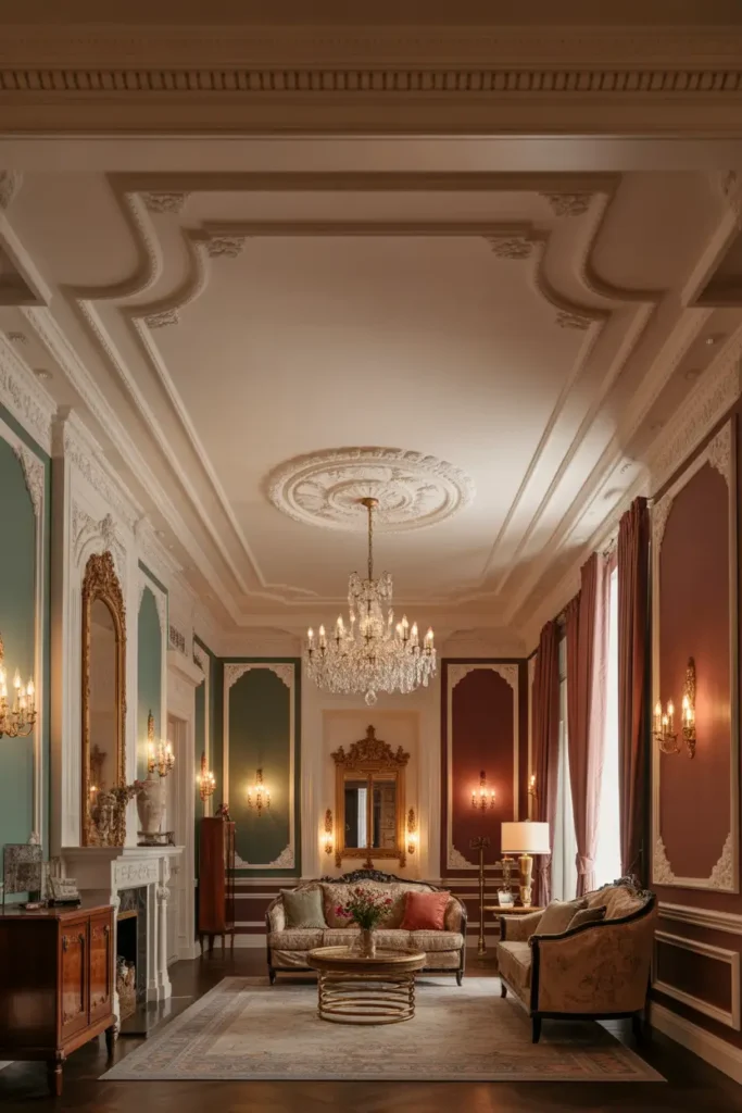 Add Ornate Molding and Ceiling Details