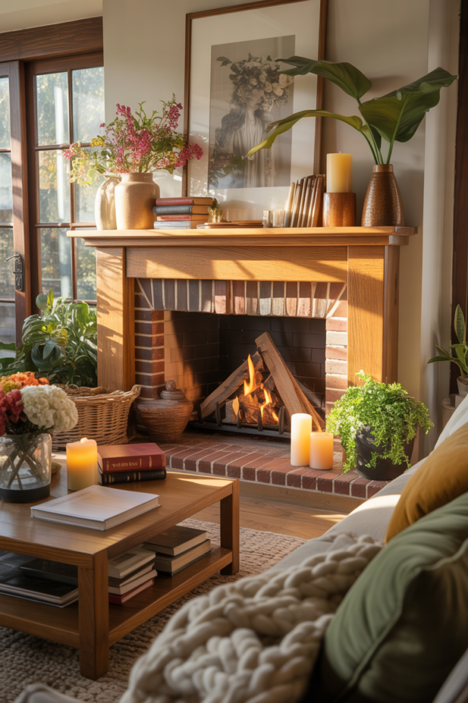 Add Warm Wood Elements for Instant Coziness