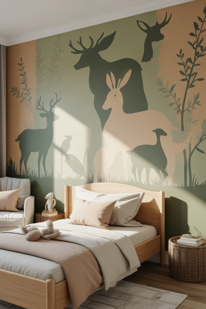 Animal Silhouette Paint Designs