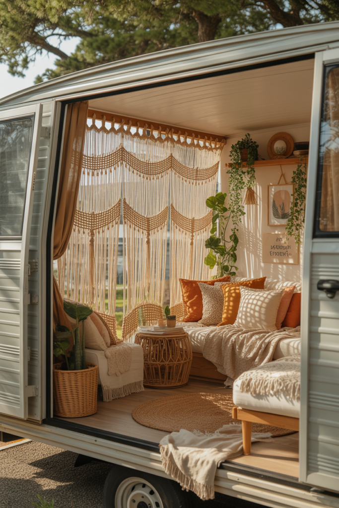Boho Macrame Curtains for Texture