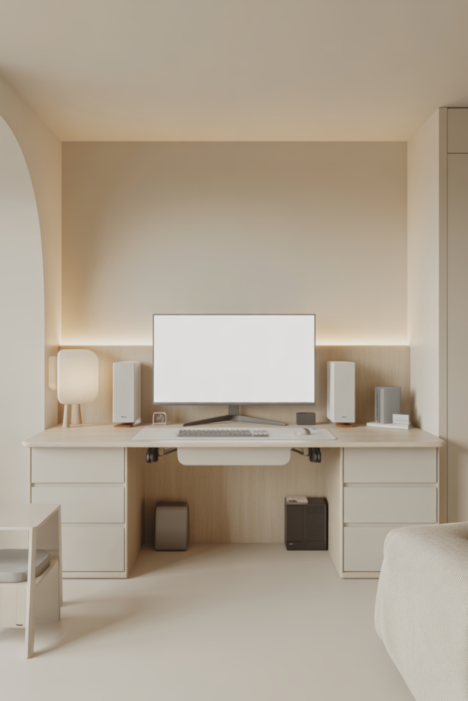 Build a Minimalist White LED Gaming Setup