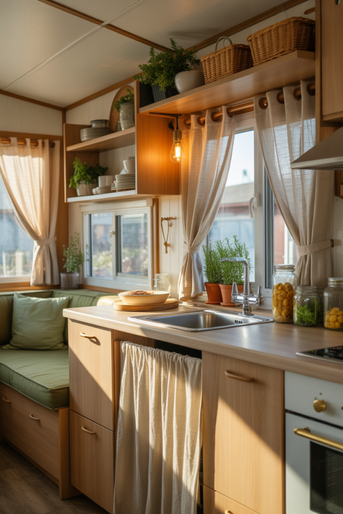 Café Curtains for Kitchen Privacy