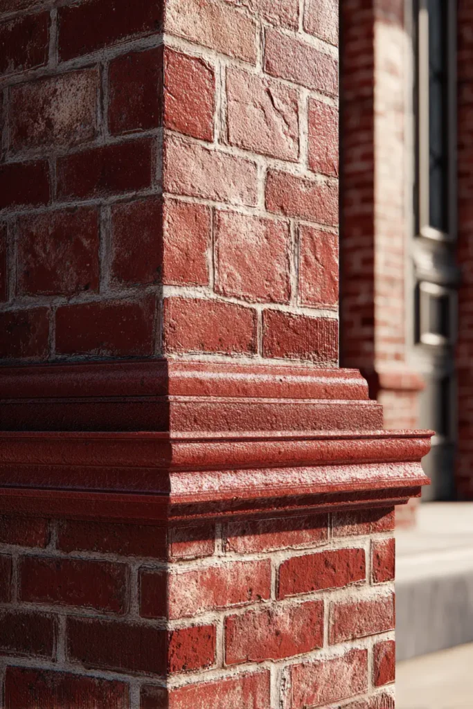 Choosing paint finish for brick surfaces and trims