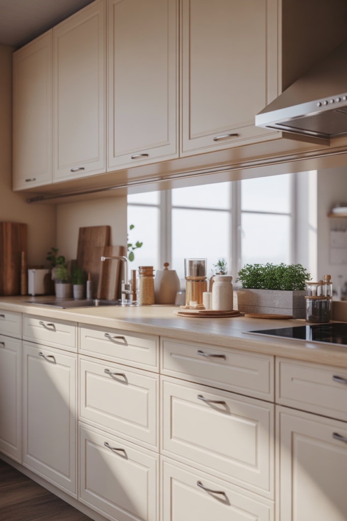 Classic White Cabinets for a Clean Look