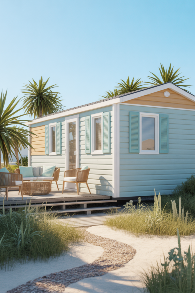 Coastal and Beach Inspired Mobile Home Colors