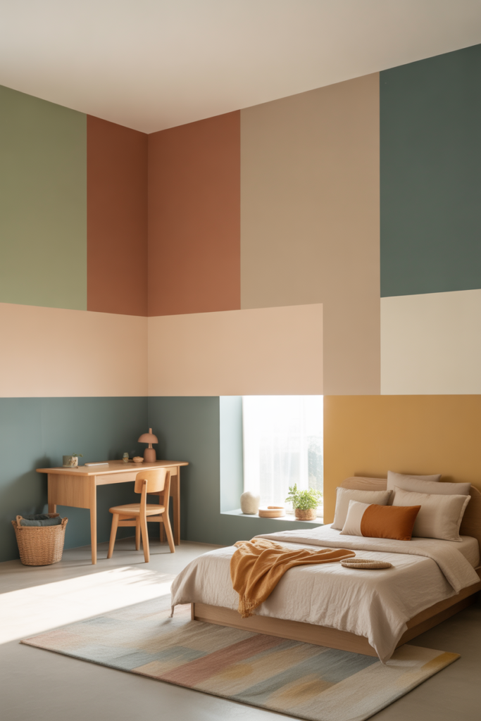 Color Blocked Walls
