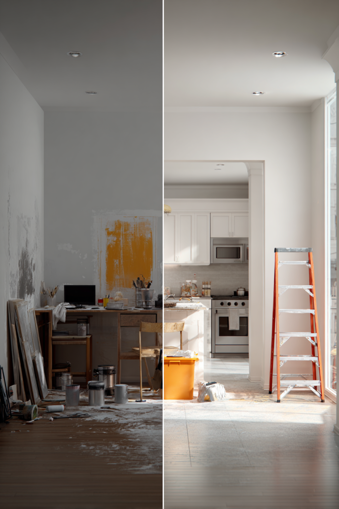 DIY vs Professional Painters Timeline