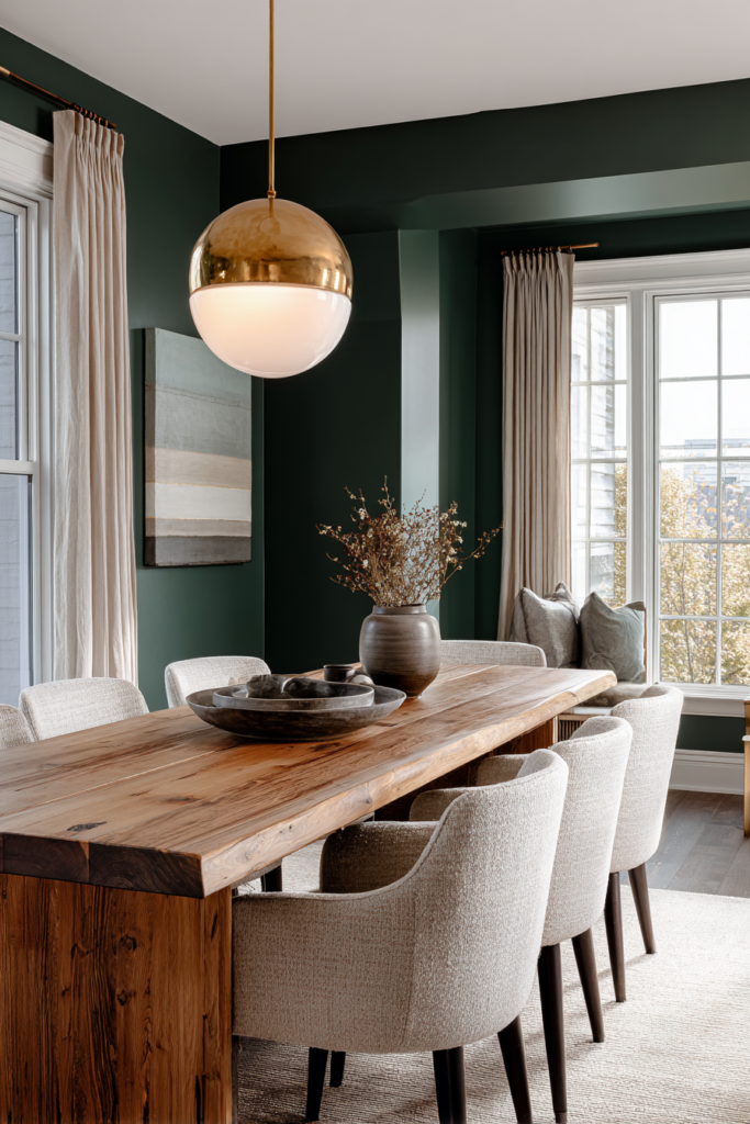 Dark Green Dining Room Paint Ideas