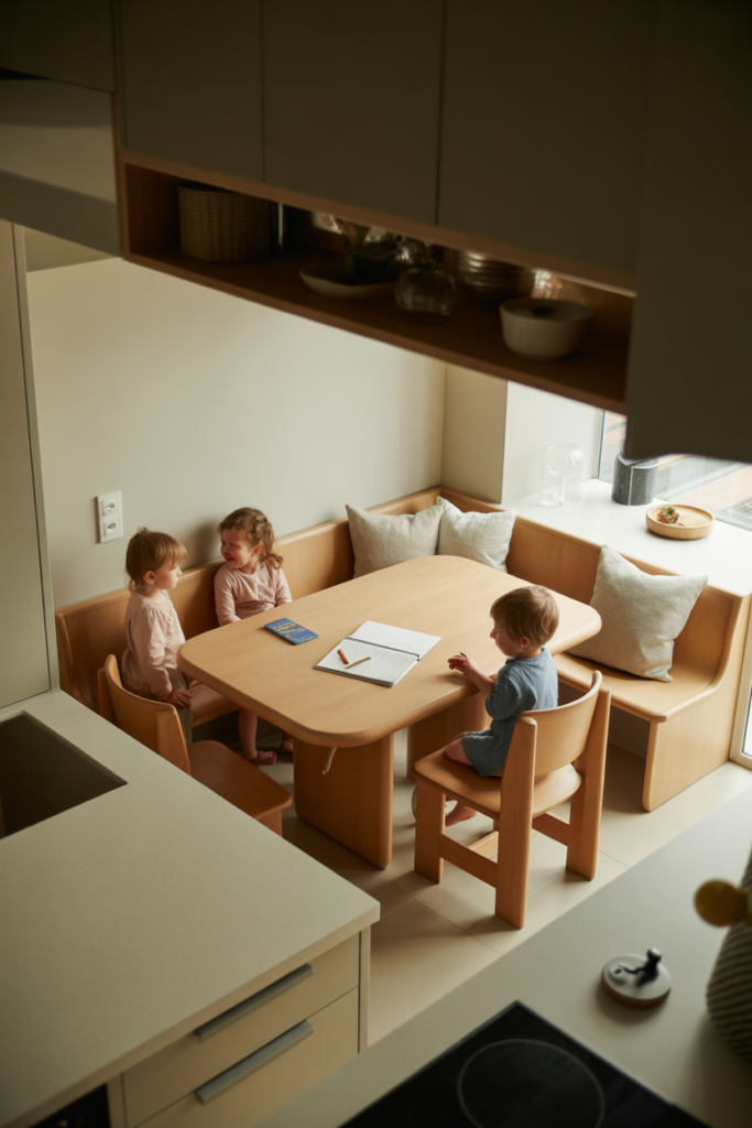 Family Friendly Kitchen Nook Ideas