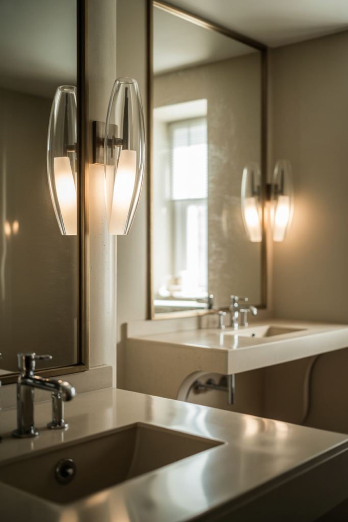 Glass fixtures that reflect natural light better