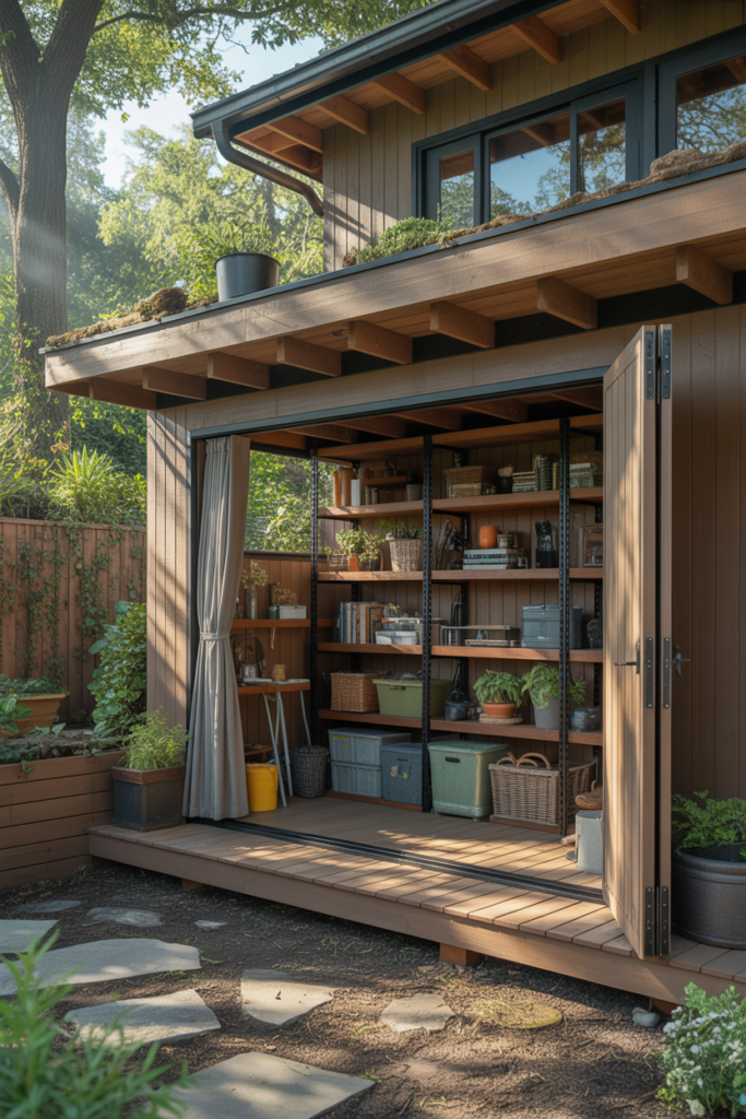 Hidden Storage Under Deck Spaces